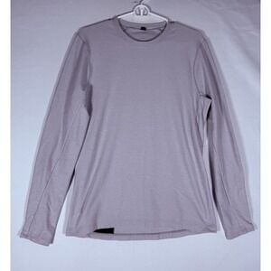 Lululemon Surge Warm Shirt Mens Small Gray Athletic Performance Long Sleeve Tee